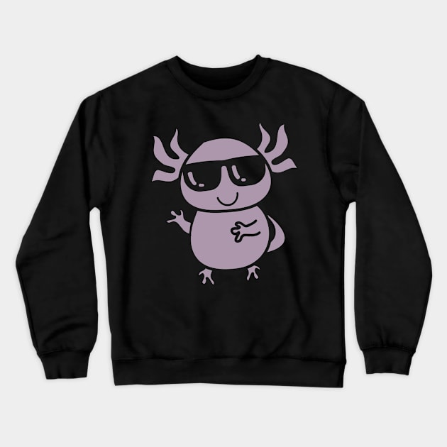 axolotl design Crewneck Sweatshirt by HBfunshirts